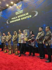 Perumdam Tirta Berkah Merai Piala Gubernur Banten